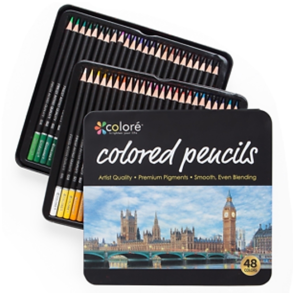 Colore Colored Pencils Set - 48 Colors